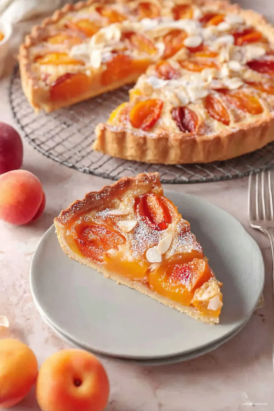Apricot Tart with Almond Cream