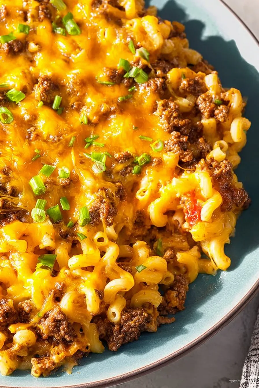 Cheeseburger Casserole