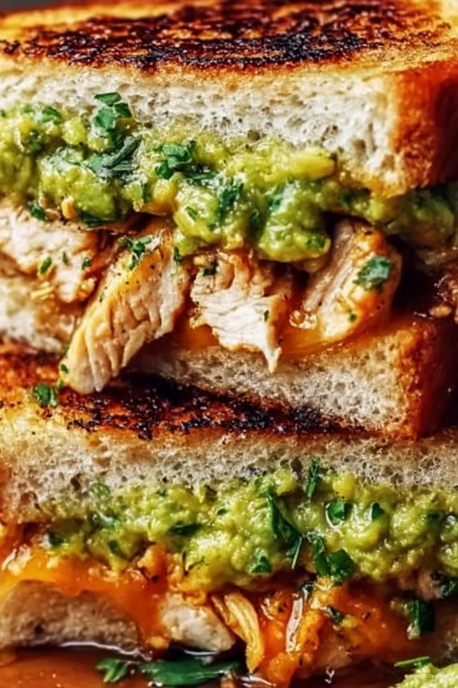 Chicken Avocado Melt Sandwich