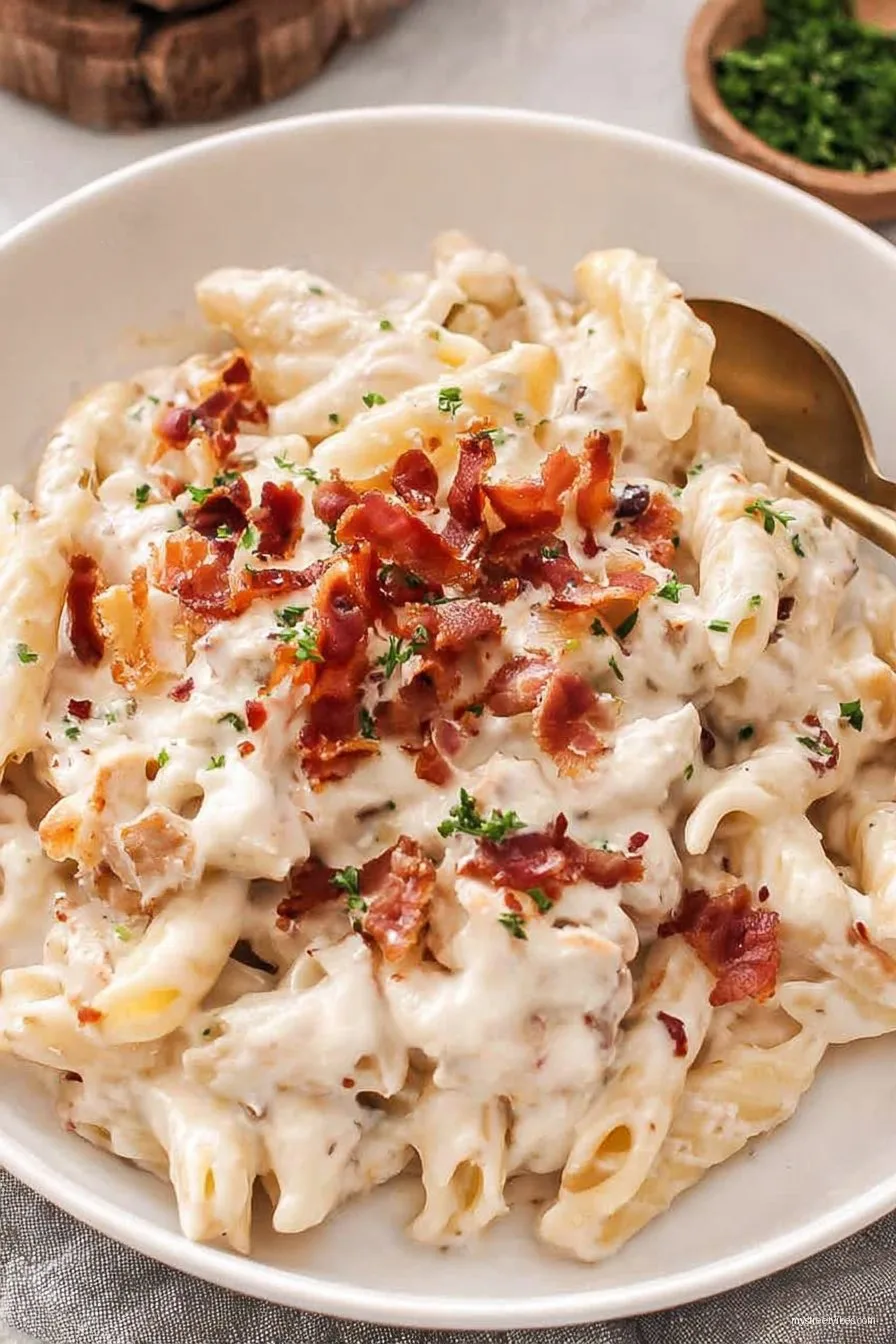 Chicken Bacon Ranch Pasta