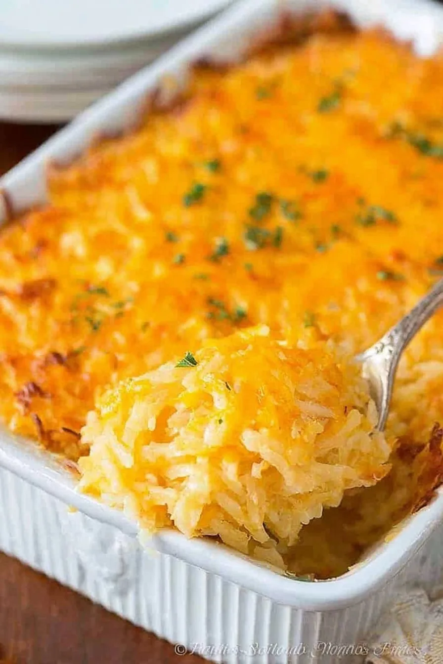 Copy Cat Cracker Barrel Hashbrown Casserole Recipe