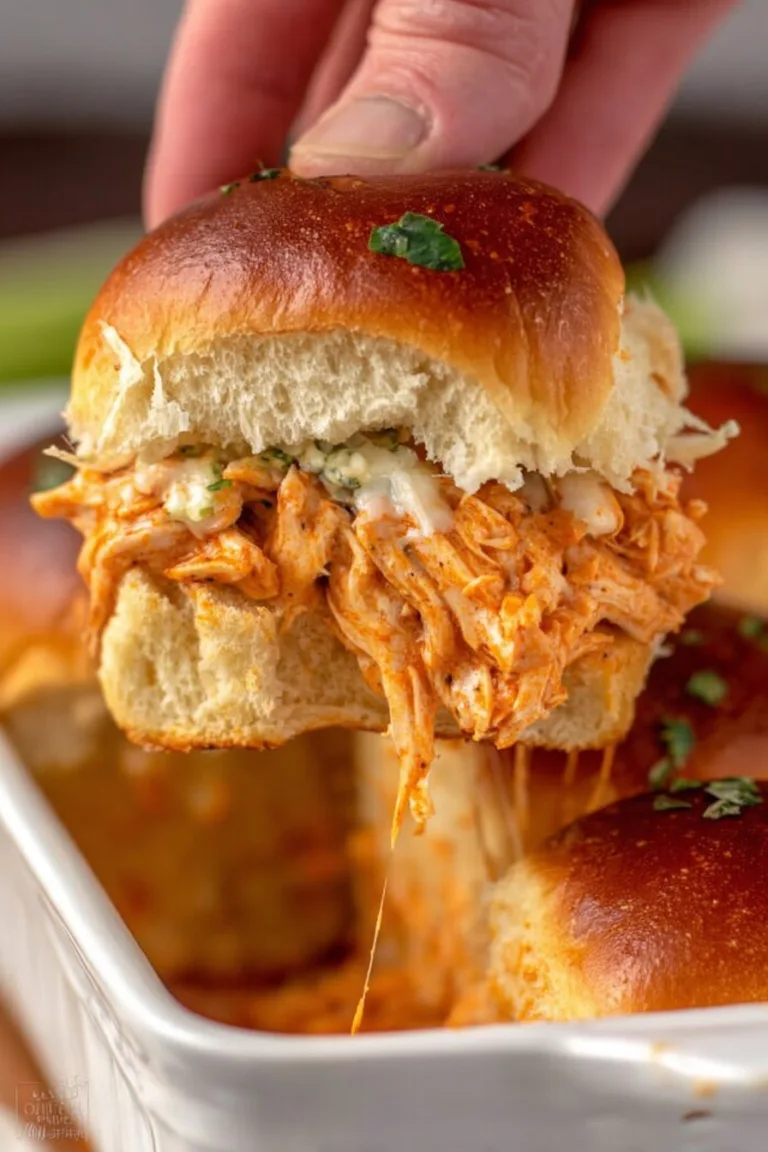 Crazy Good Buffalo Chicken Sliders