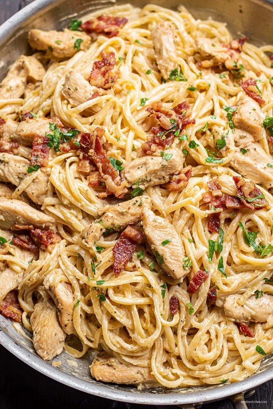 Creamy Chicken Carbonara