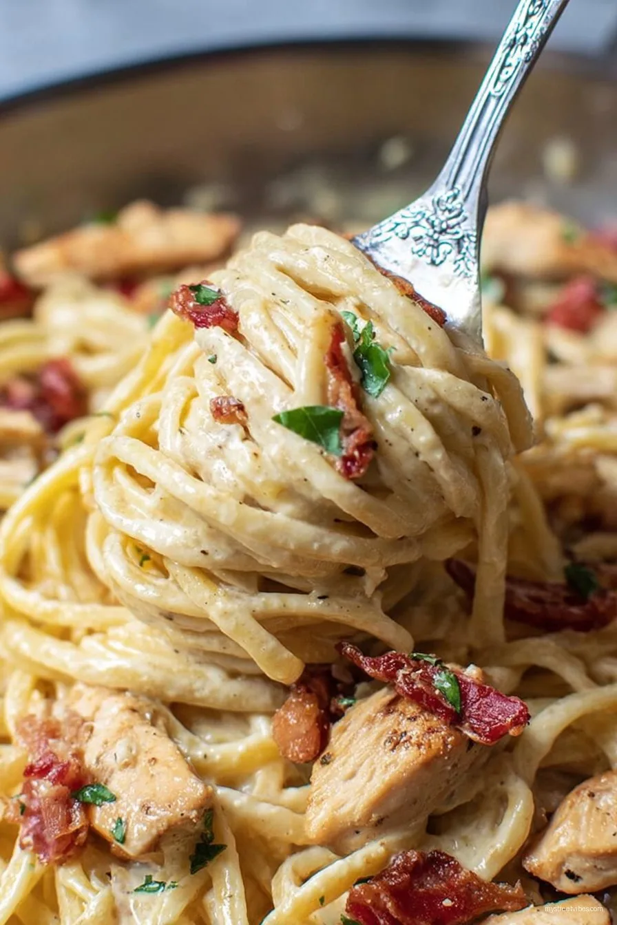 Creamy Chicken Carbonara