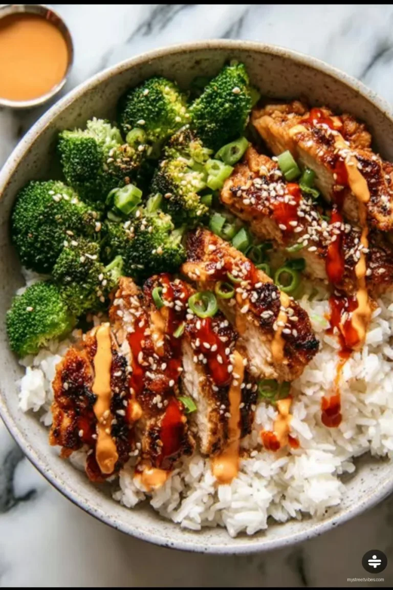 Delicious Sticky Chicken Rice Bowls Recipe
