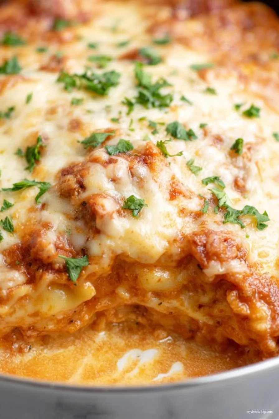 Easy Slow Cooker Lasagna