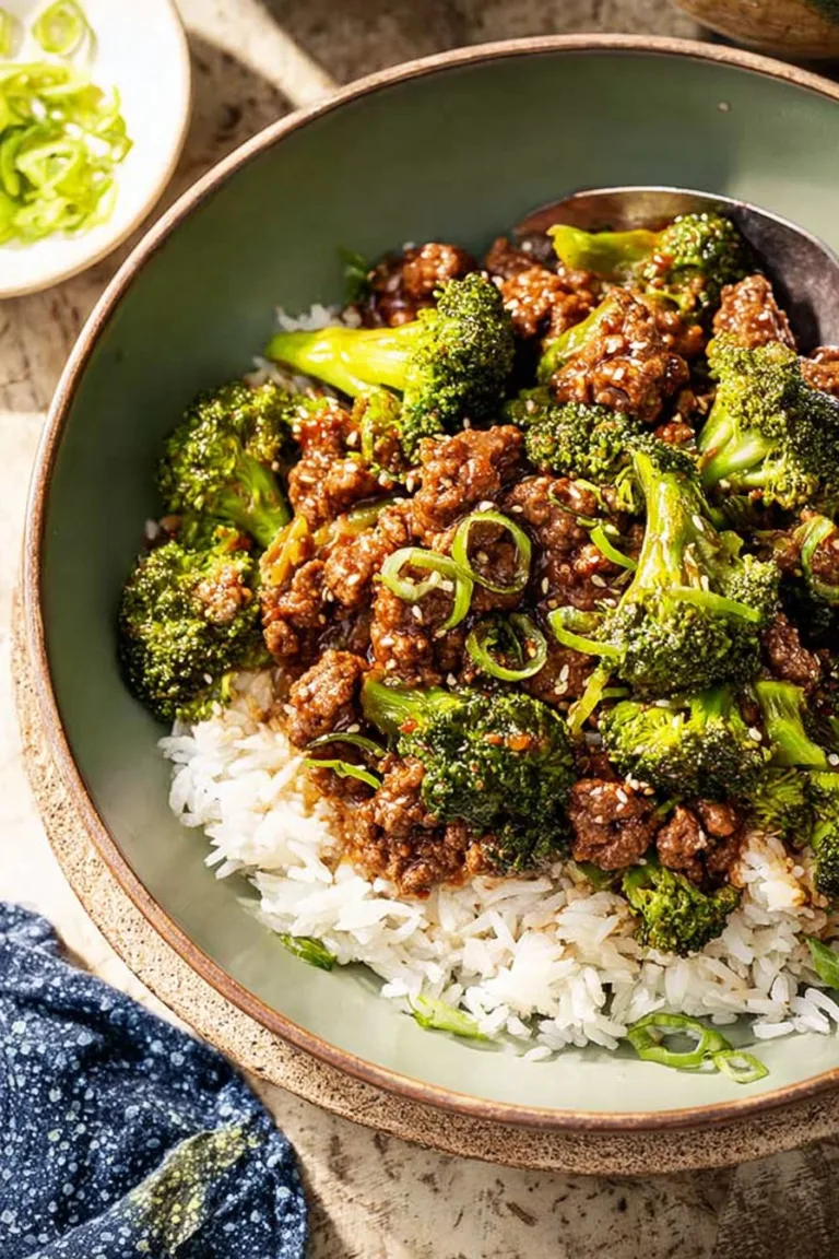 Ground Beef and Broccoli Stir Fry