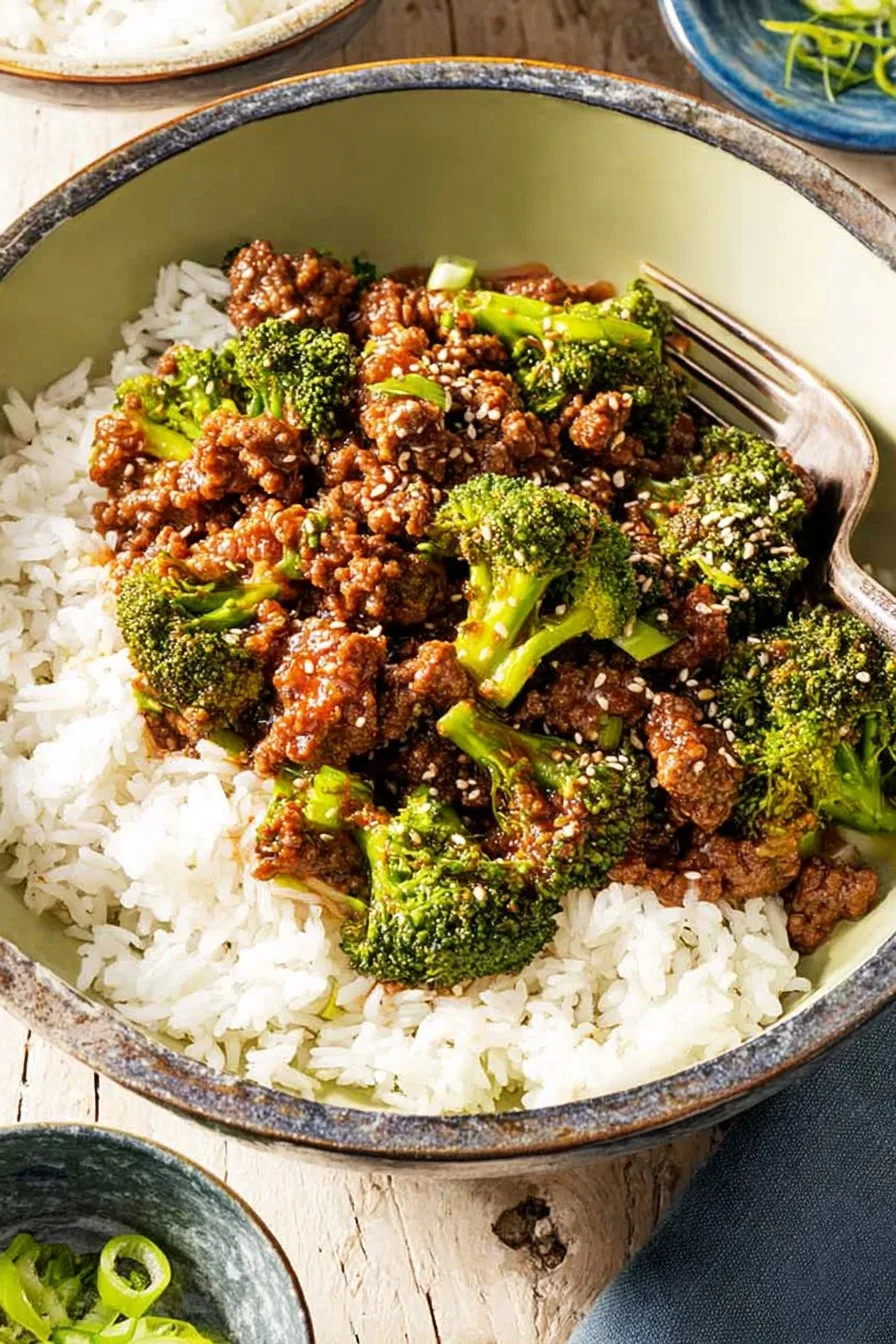 Ground Beef and Broccoli Stir Fry