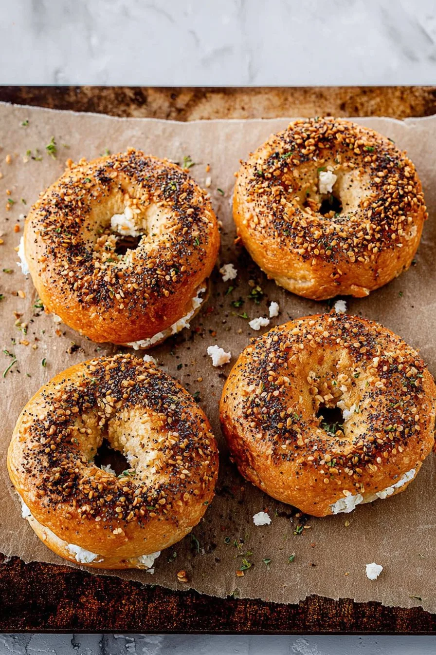 High-Protein Cottage Cheese Bagels