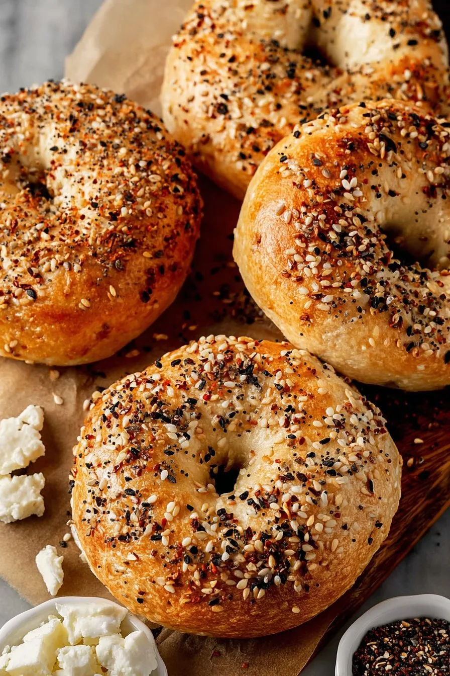 High-Protein Cottage Cheese Bagels