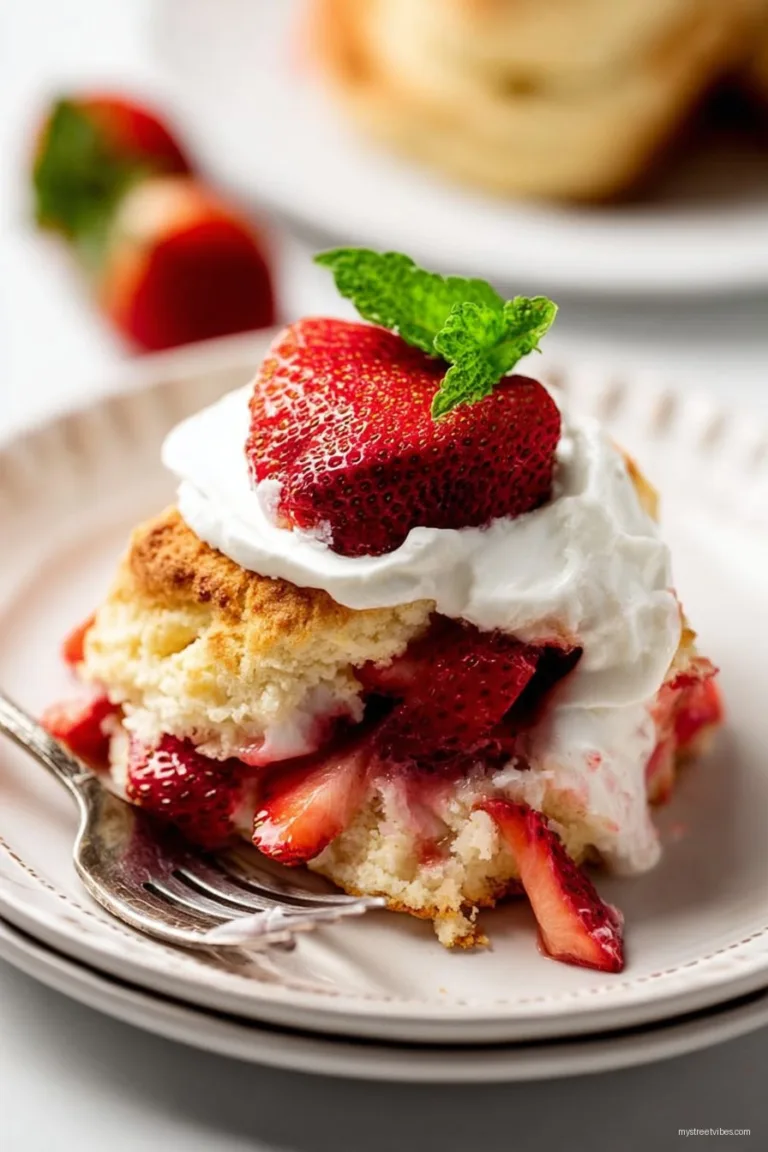 Homemade Strawberry Shortcake