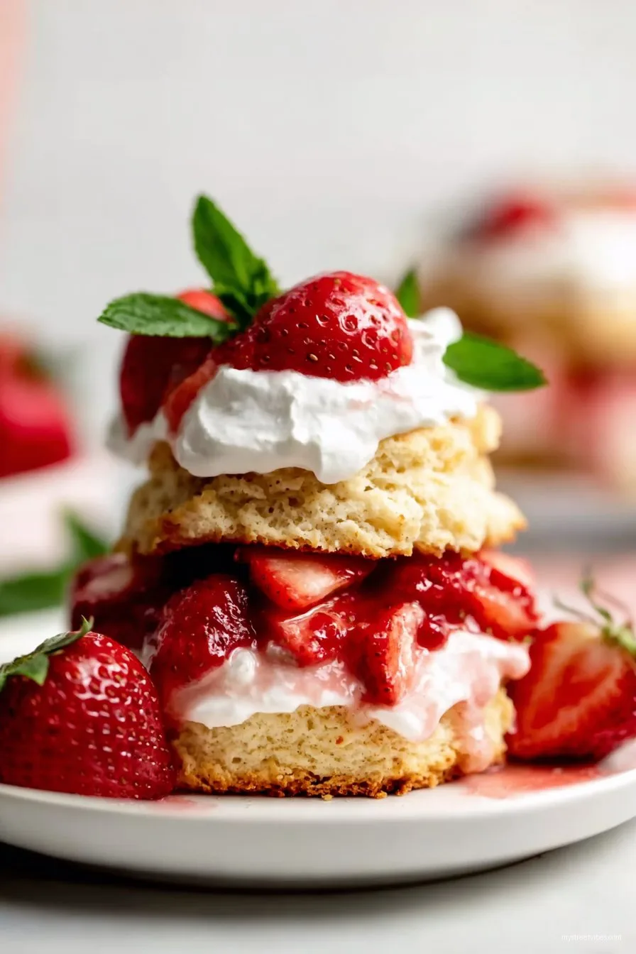 Homemade Strawberry Shortcake