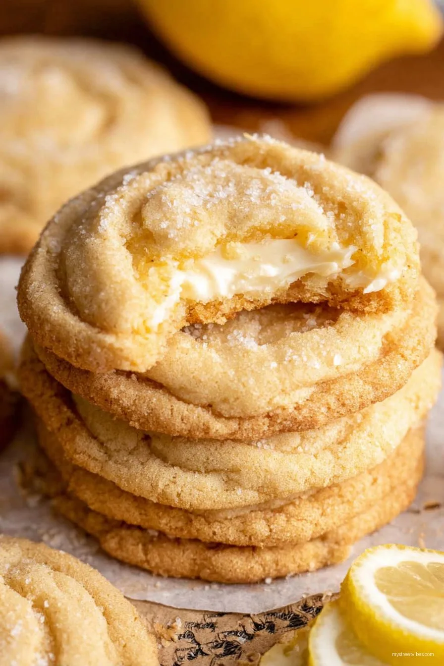 Lemon Cheesecake Cookies