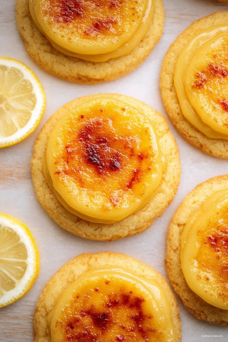 Lemon Crème Brûlée Cookies