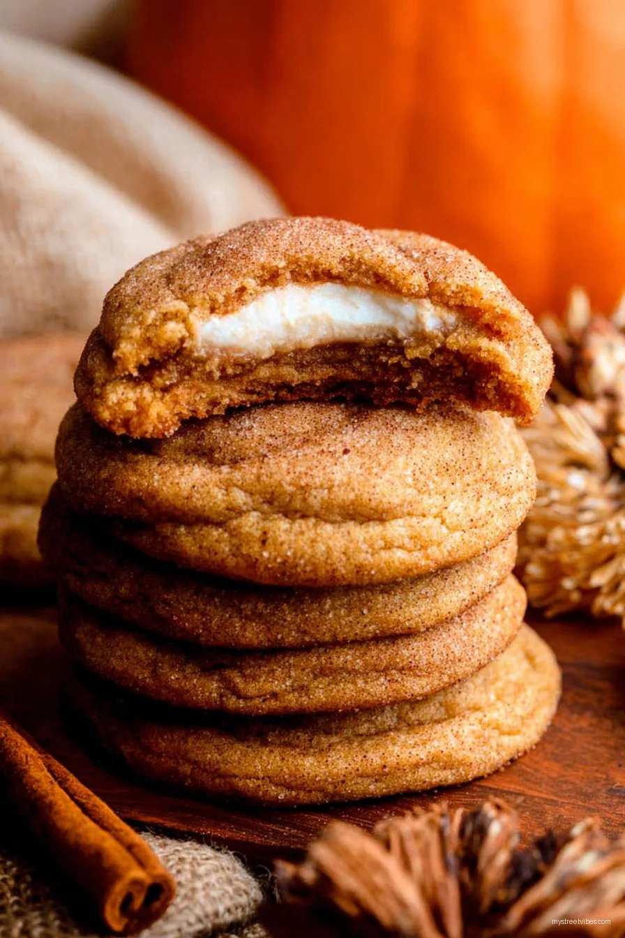 Pumpkin Cheesecake Cookies