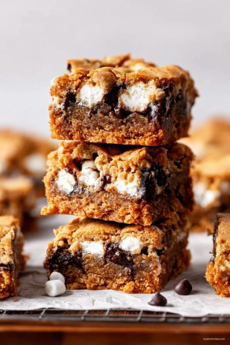 S’mores Cookie Bars