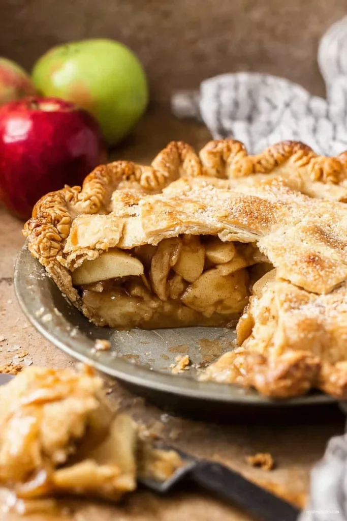 Spiced Apple Pear Pie