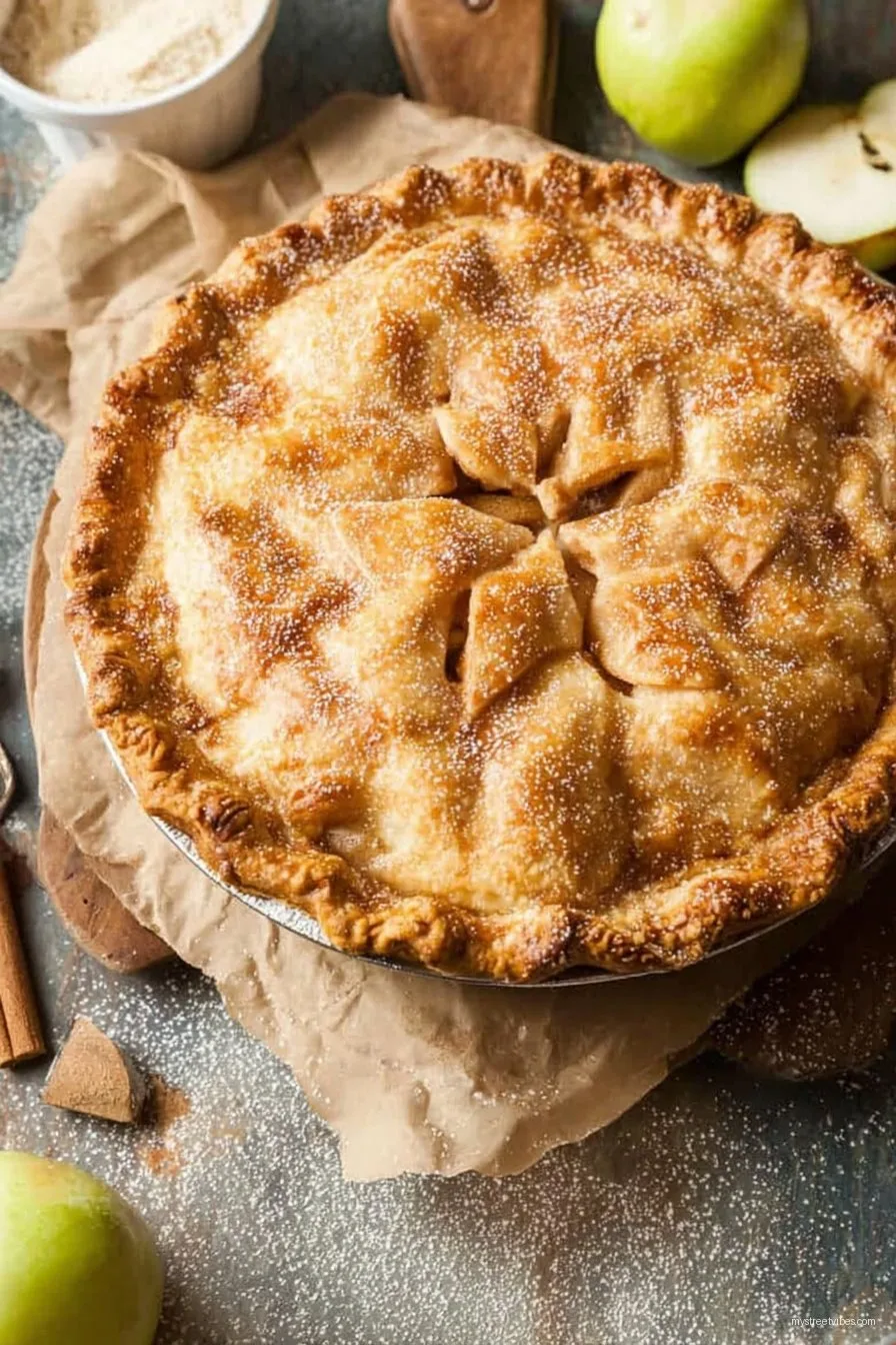 Spiced Apple Pear Pie