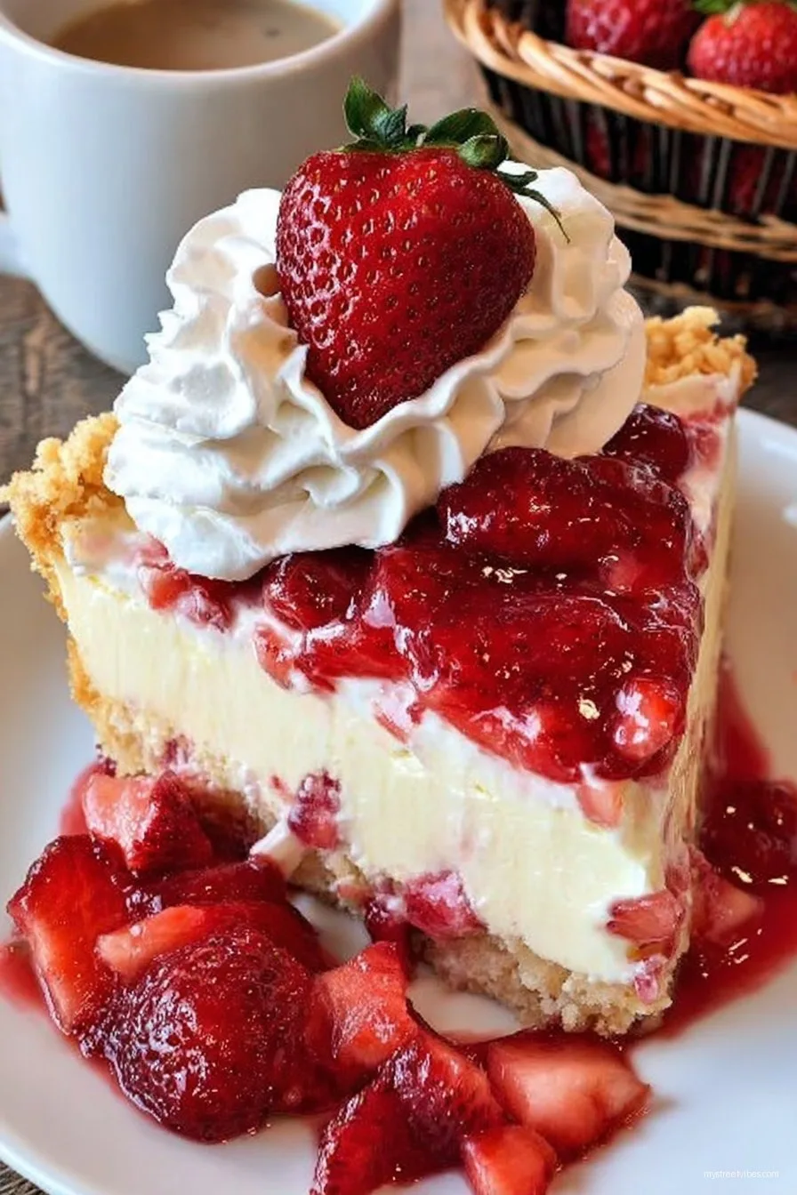 Strawberry Crunch Poke cake