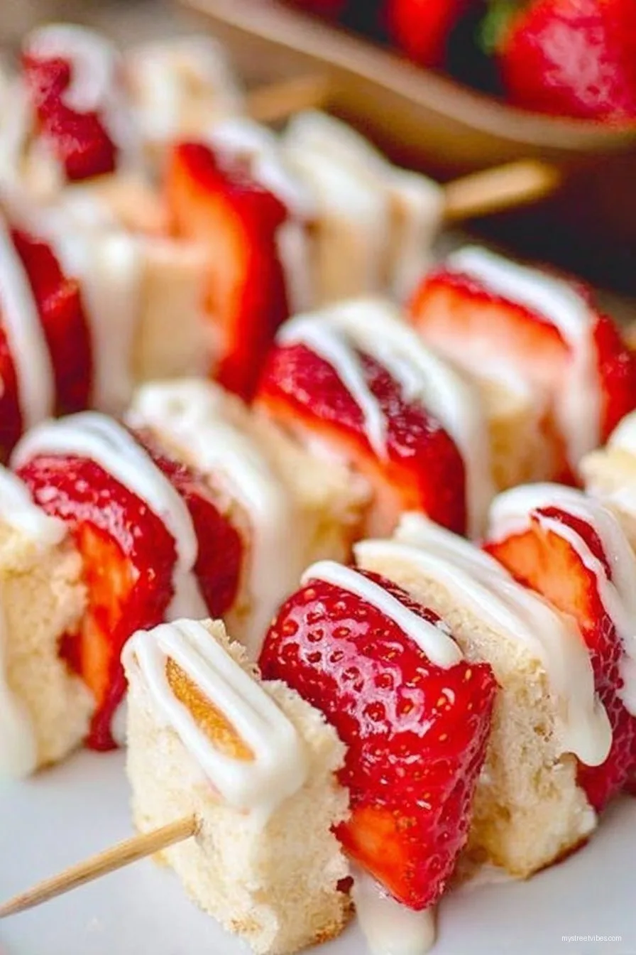 Strawberry Shortcake Kabobs