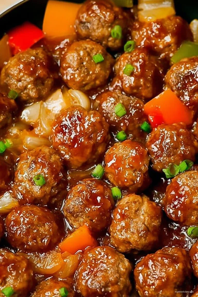 Tangy and Savory Meatball Delight
