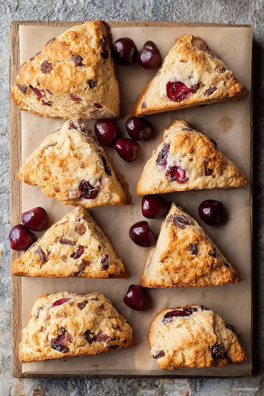 The Best Cherry Scones