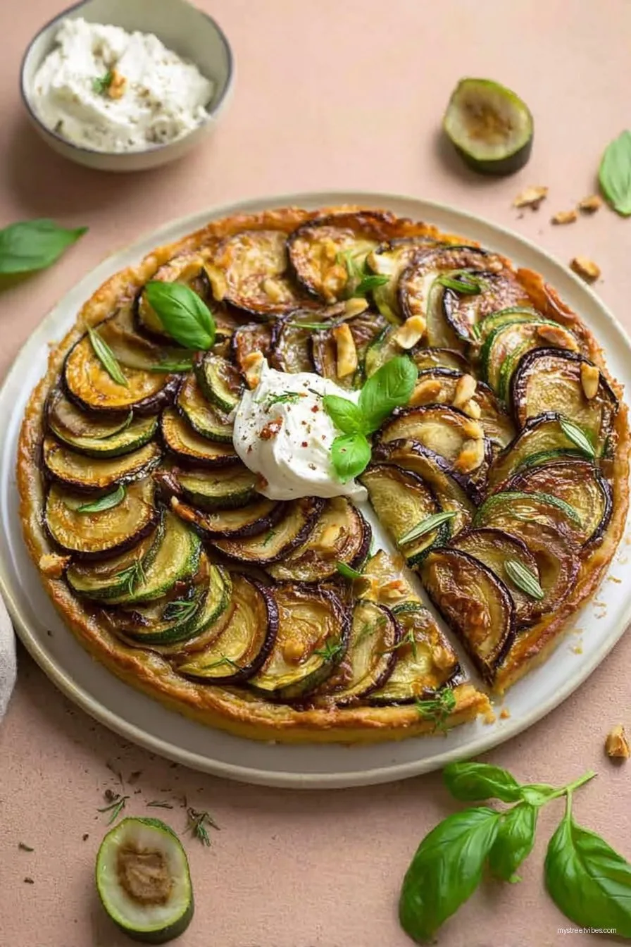Zucchini Tarte Tatin