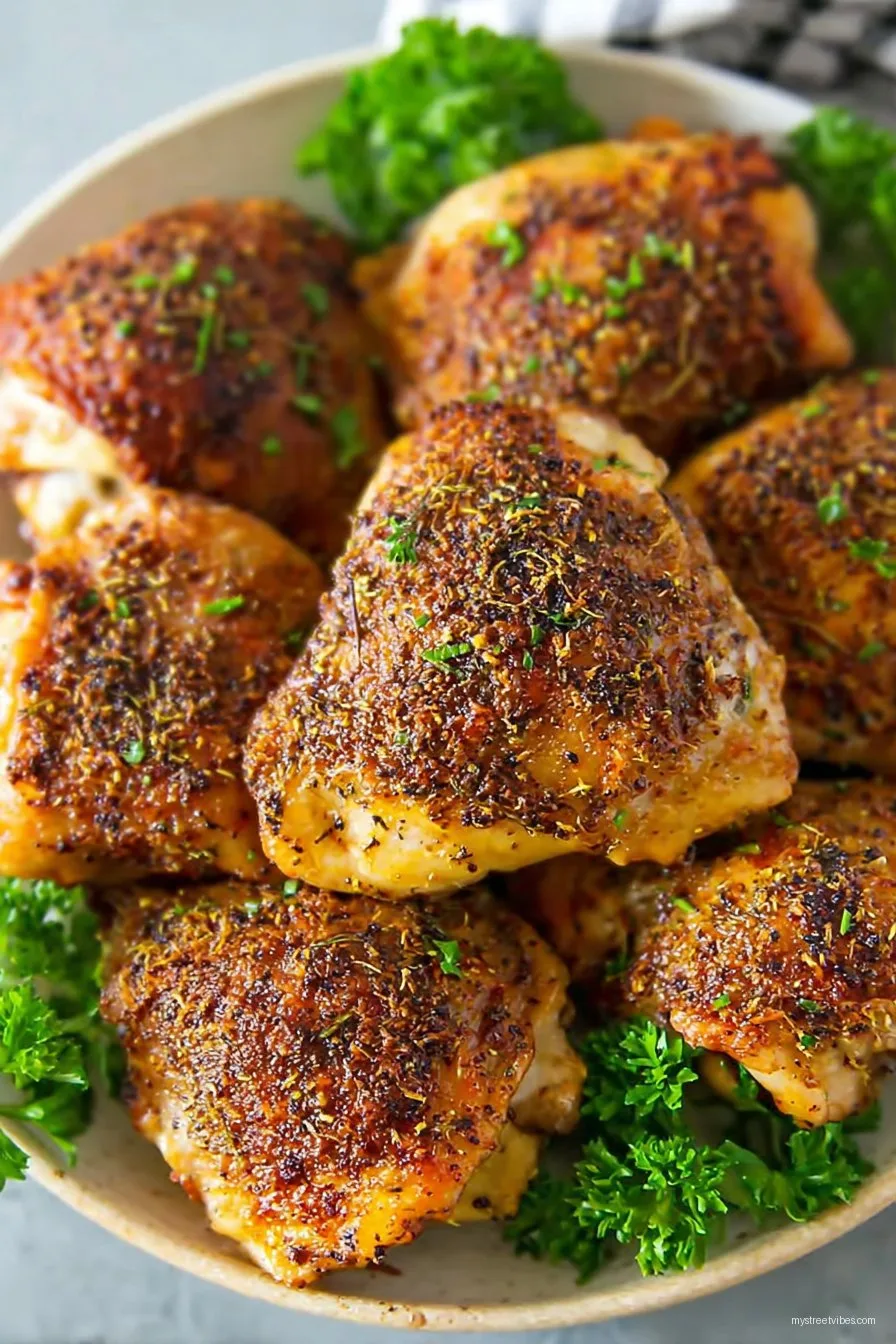 Baked Chicken Thighs