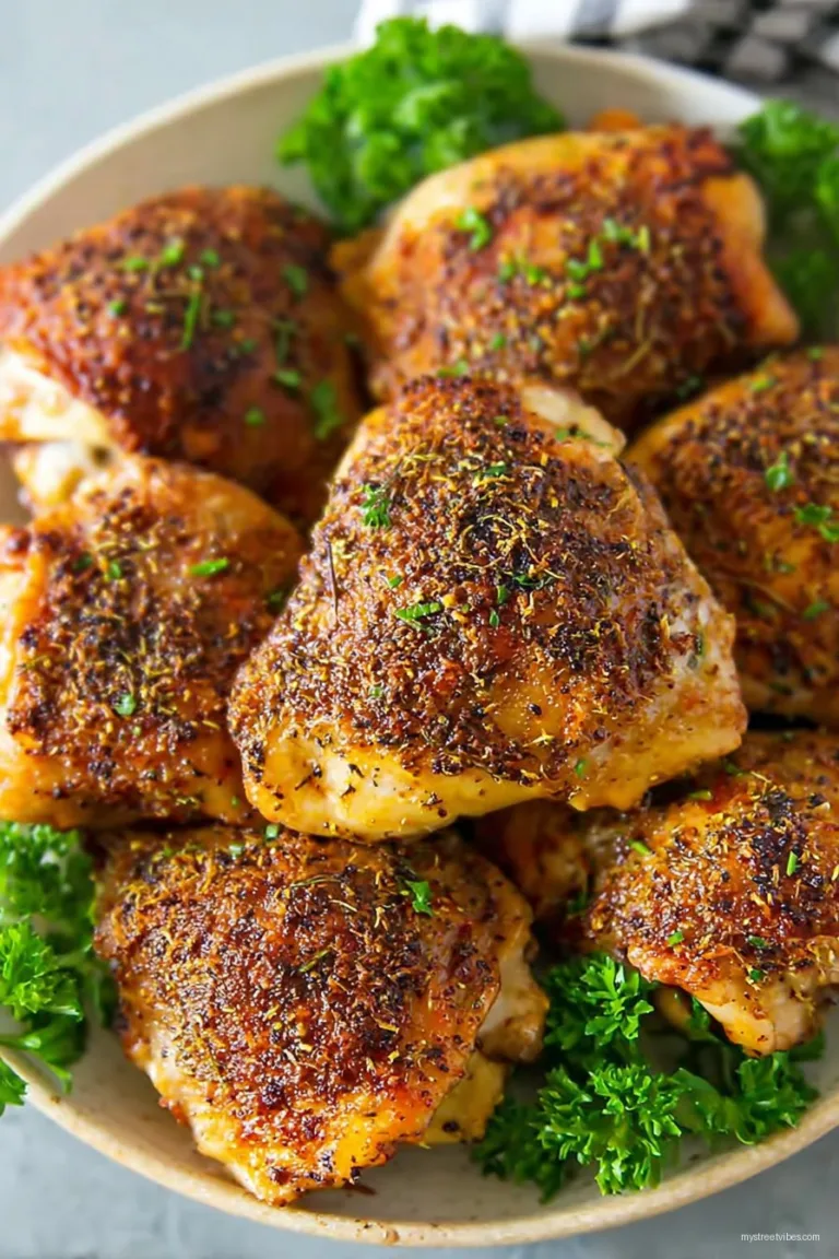 Baked Chicken Thighs