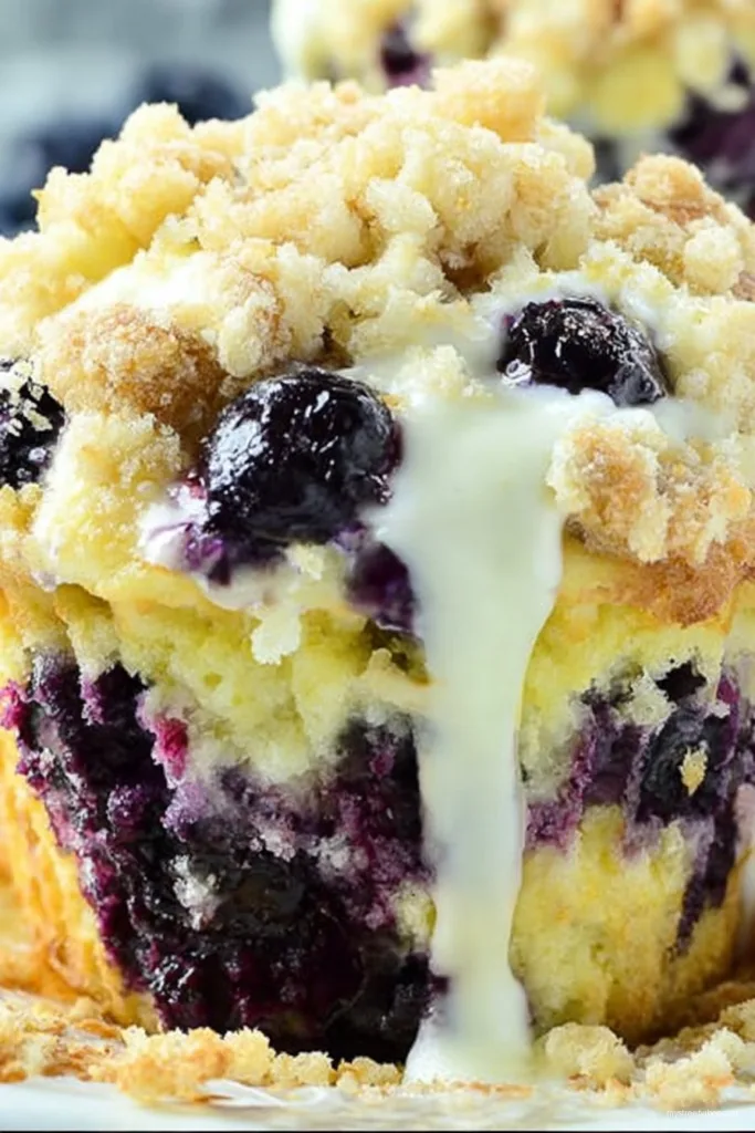 Blueberry Cream Cheese Muffins