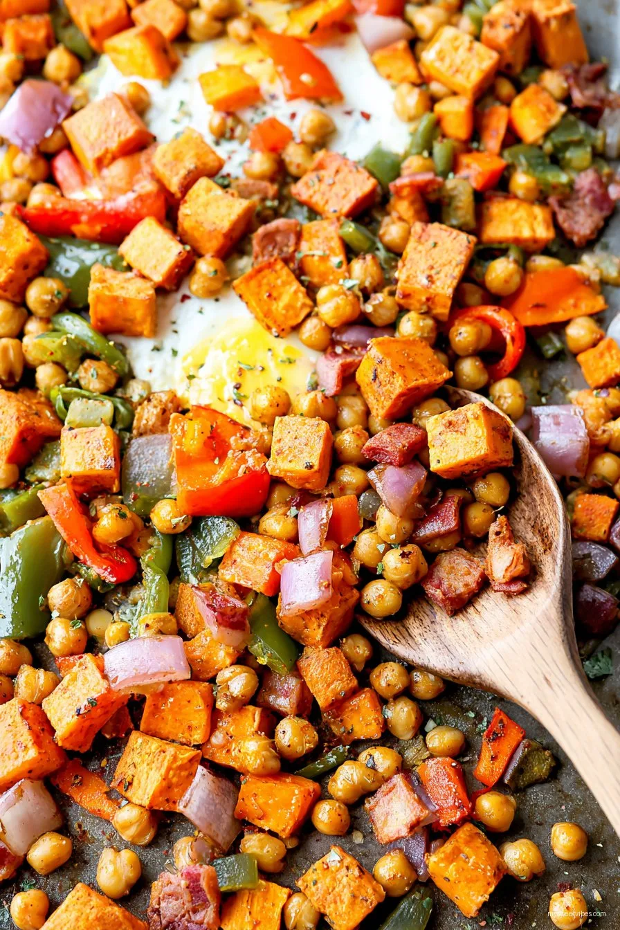 Chickpea & Sweet Potato Breakfast Hash