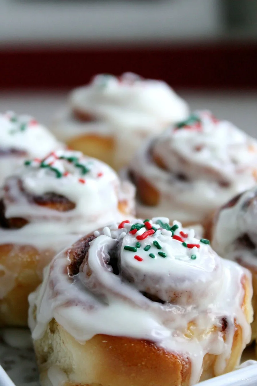 Christmas Tree Cinnamon Rolls