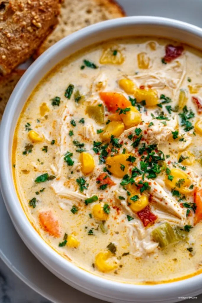 Crockpot Chicken Corn Chowder
