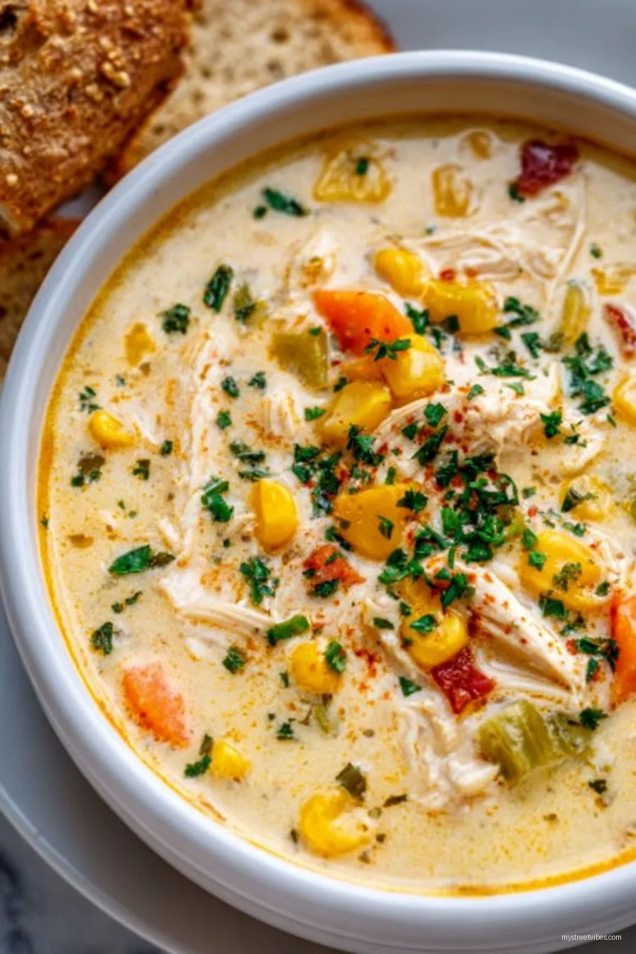 Crockpot Chicken Corn Chowder