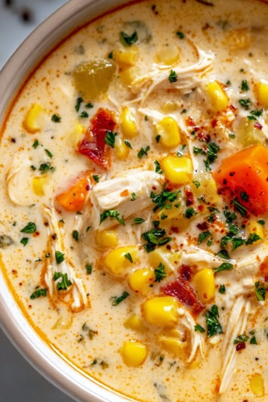 Crockpot Chicken Corn Chowder