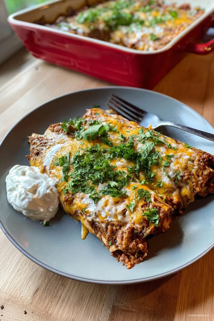 Healthy Ground Turkey Enchiladas