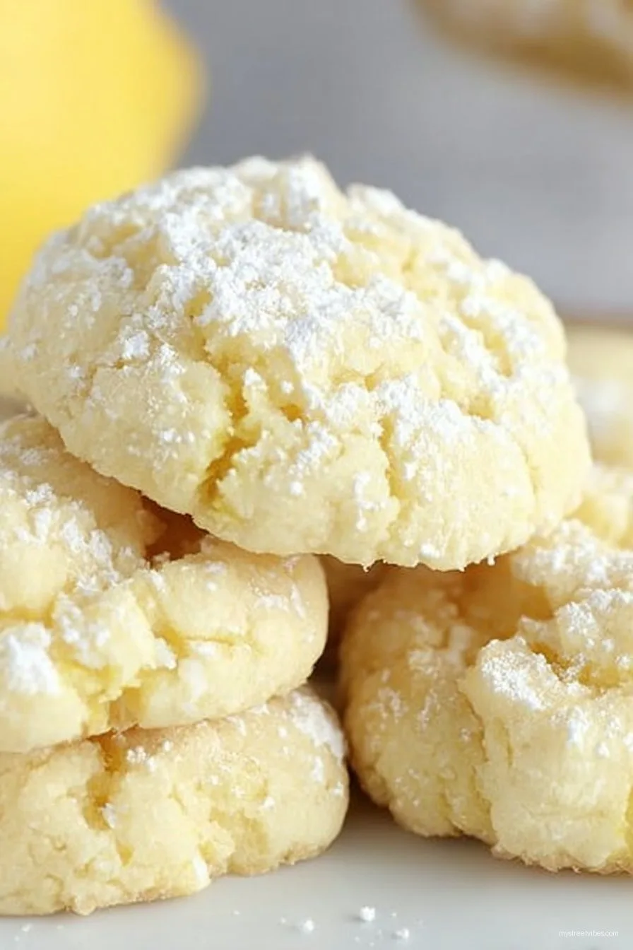 Heavenly lemon cookies