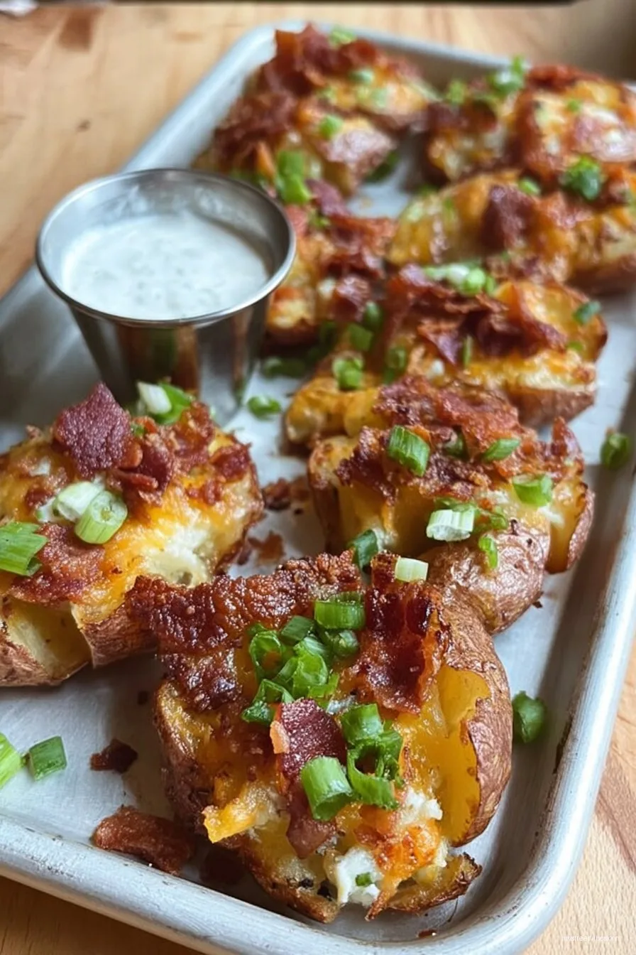 Loaded Smashed Potatoes