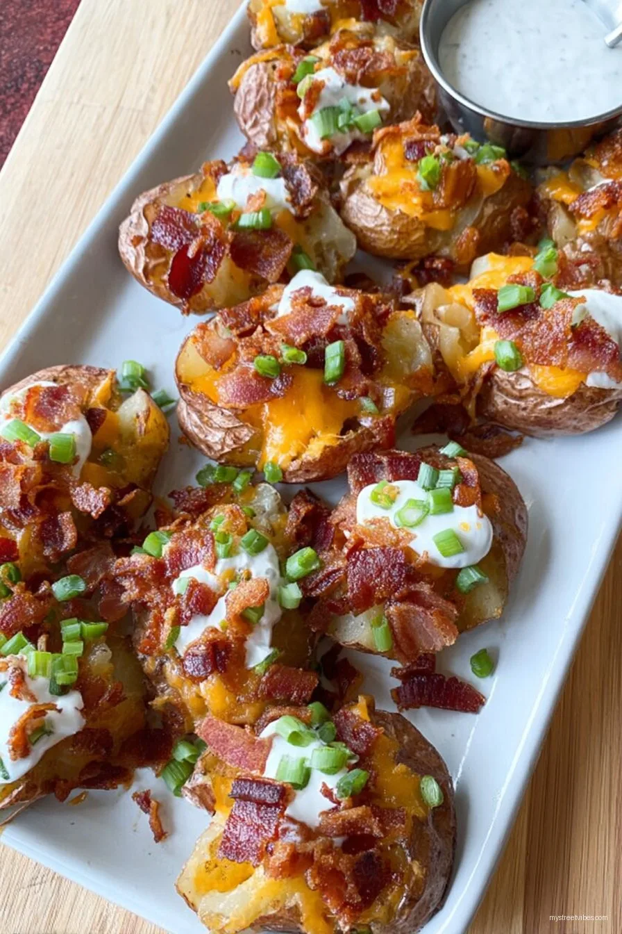Loaded Smashed Potatoes