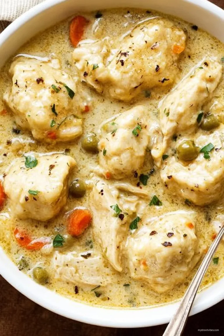 One Pot Chicken Dumpling Soup