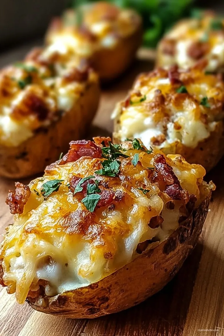 Oven-Fried Stuffed Potatoes
