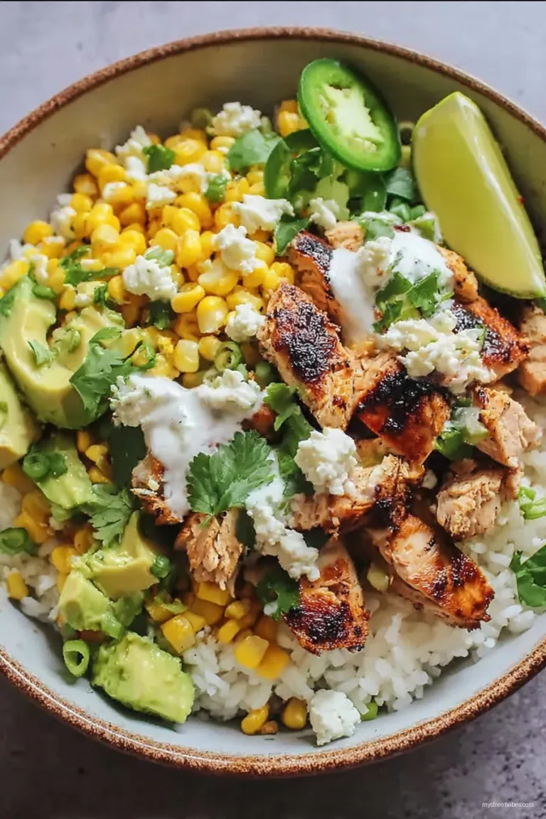 Street Corn Chicken Bowl Recipe