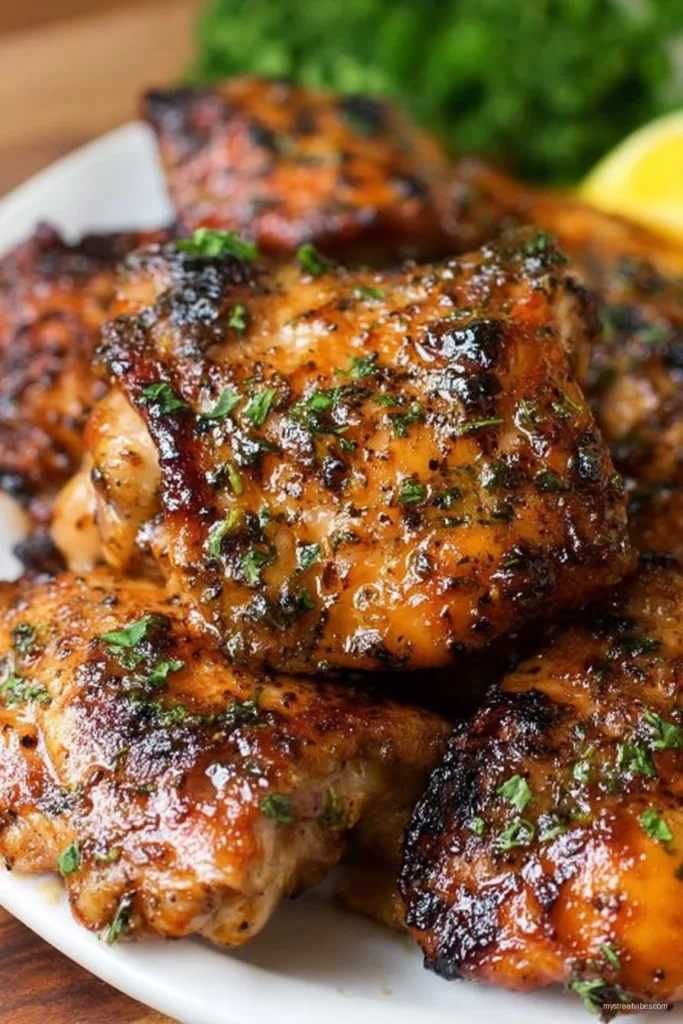 Umami Marinated Amish Chicken Thighs