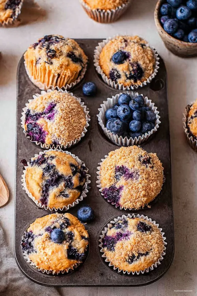 Vegan Blueberry Muffins