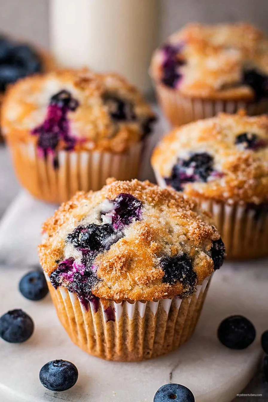 Vegan Blueberry Muffins