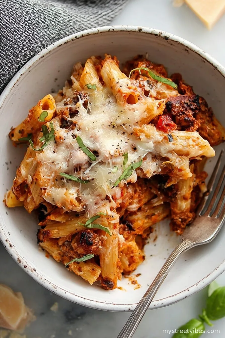5-Ingredient Baked Ziti