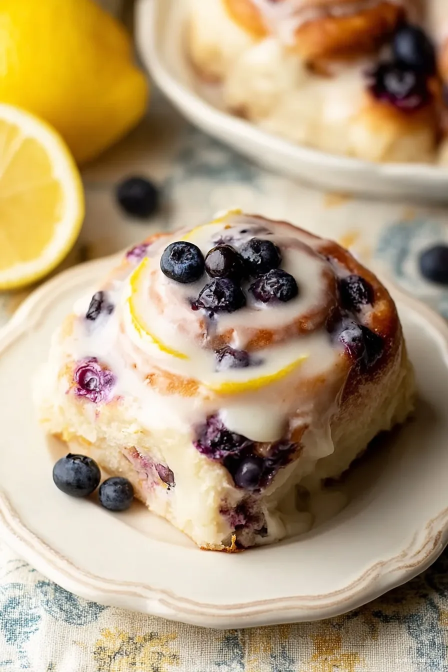 Blueberry Lemon Sweet Rolls