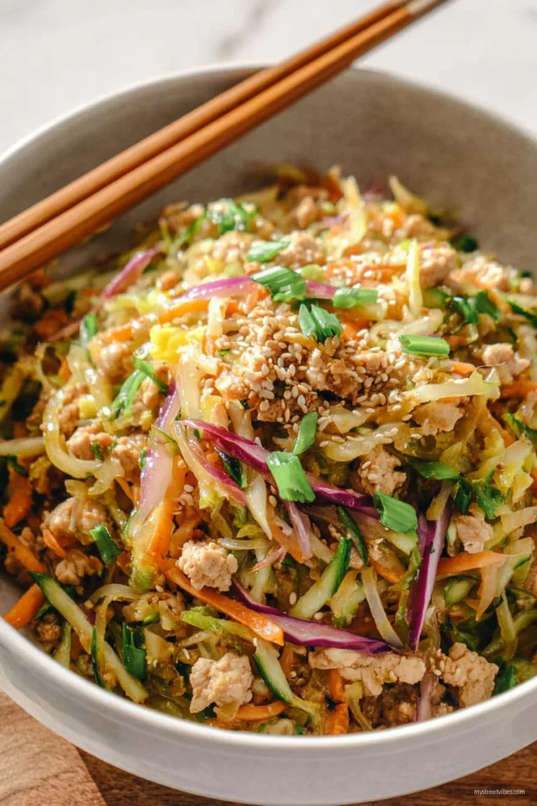 Chicken Egg Roll in a Bowl