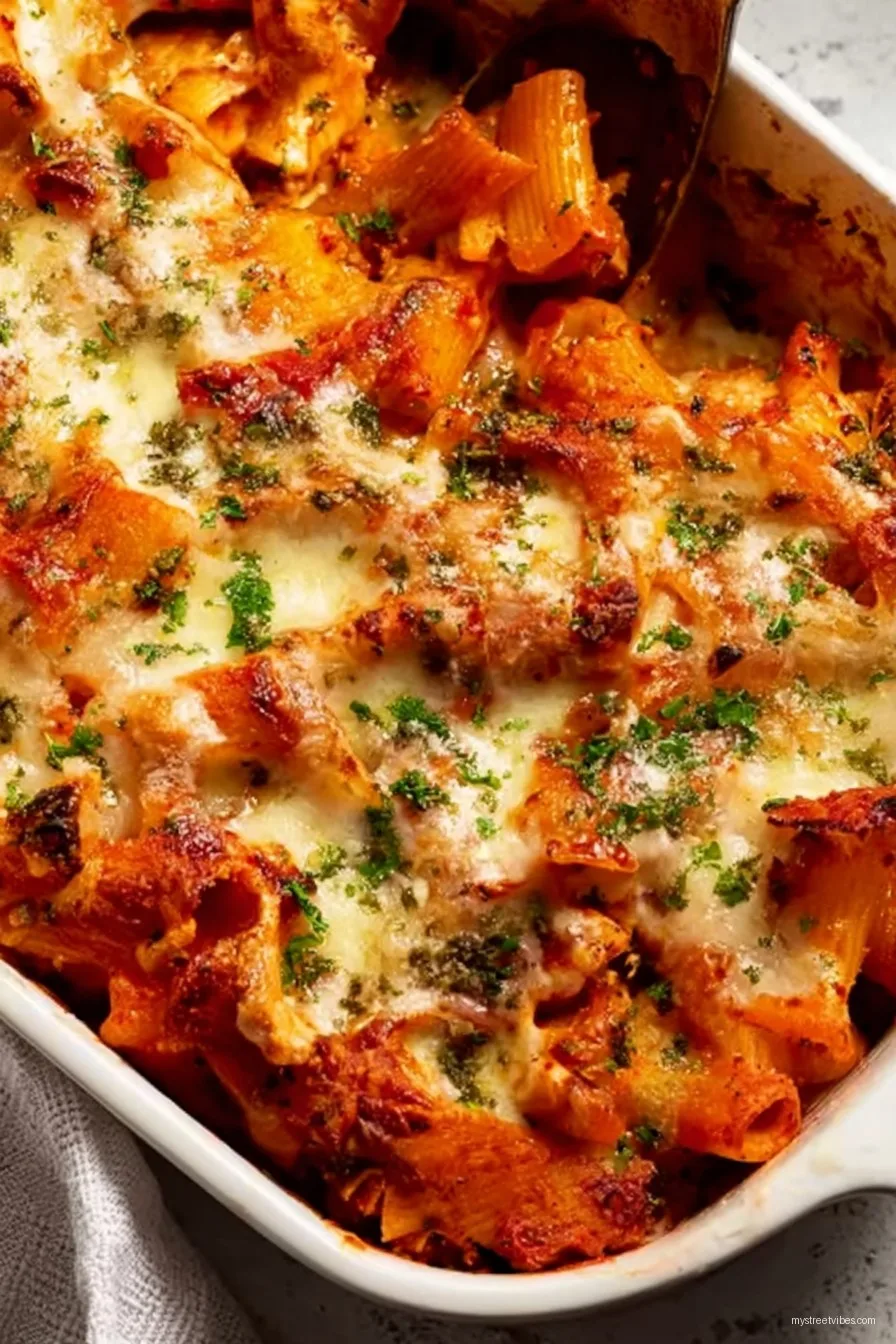 Chicken pasta bake
