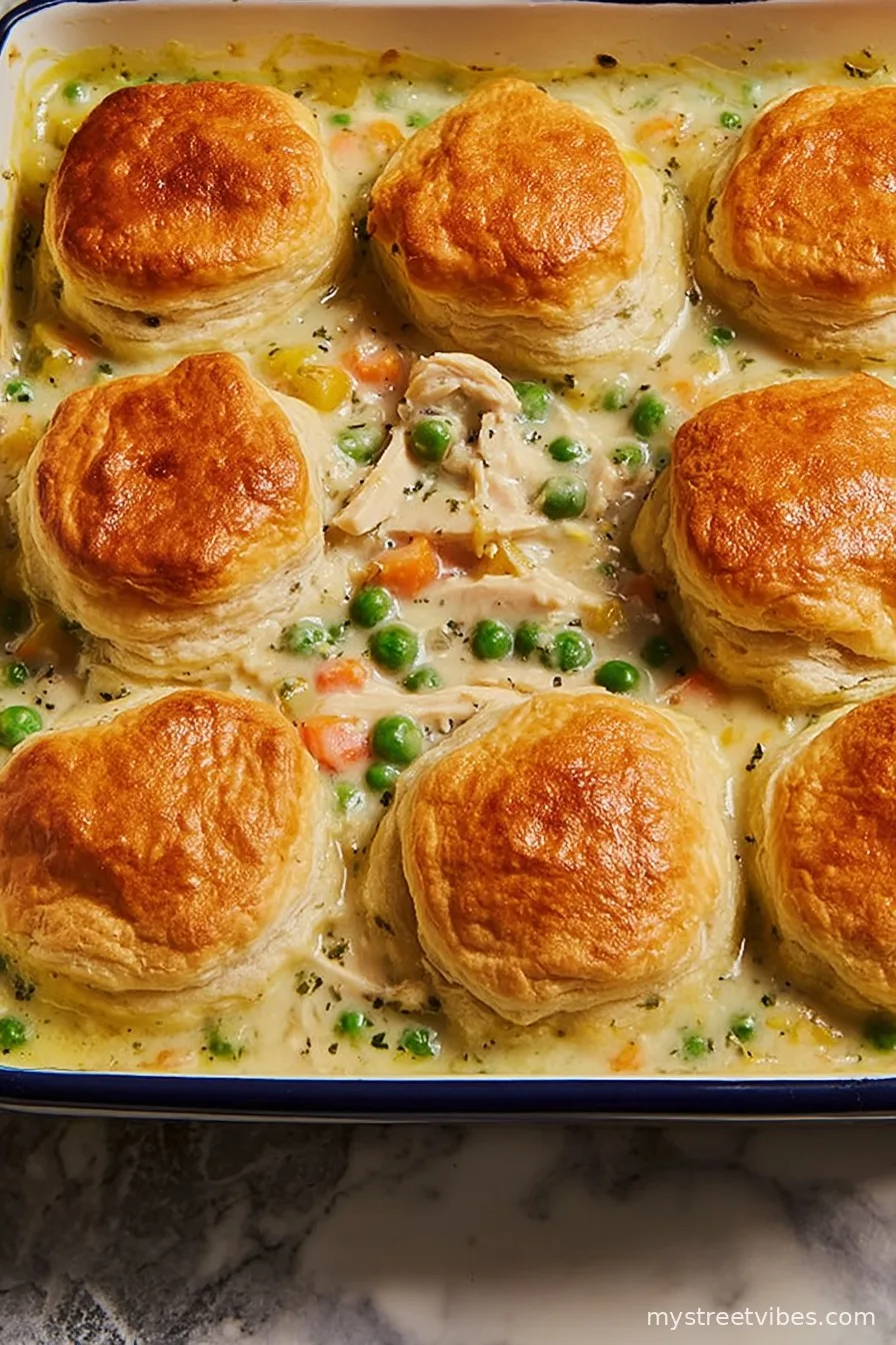 Chicken Pot Pie Casserole